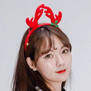 할로윈머리띠 방울루돌프 헤어포인트 파티머리띠 귀여