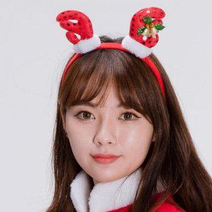 미니 루돌프뿔 할로윈데이 크리스마스파티 헤어머리띠