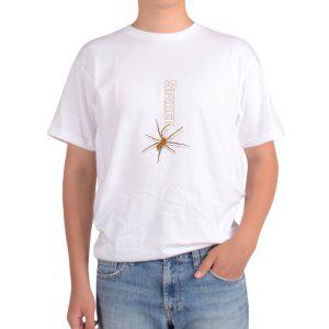 기능성반팔 스파이더 갈색 SPIDER 거미줄 다리8개