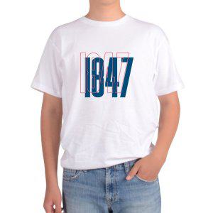 기능성반팔 SINCE 1847 의미있는 년도 디자인