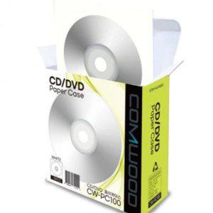 종이 CD 케이스 흰색 100매 GWM