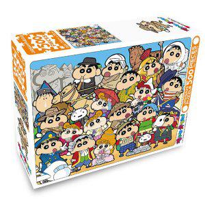 짱구는못말려 500pcs 직소 퍼즐 세계여행 1P 보드게임