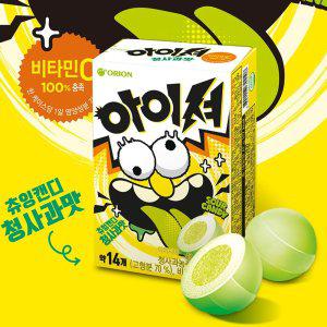 아이셔 츄잉 캔디 청사과맛 42g 6개 1세트