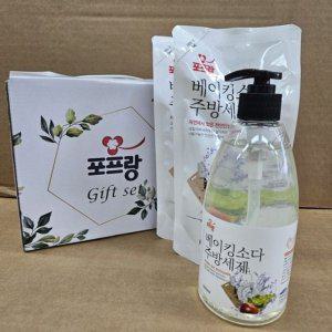 주방세제 인기 (선물세트)베이킹소다 품격 3p세트 500