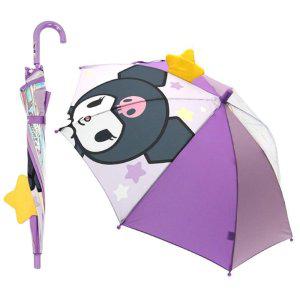 산리오 쿠로미 입체 홀로그램 장우산 47cm 1P 유치원