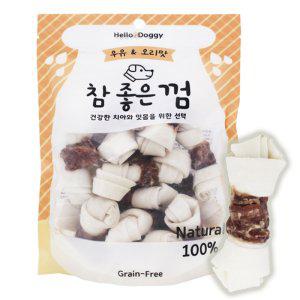 강아지 오리 우유껌 15개입 1P 치석관리 영양 개껌