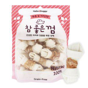 강아지 치킨 우유껌 15개입 1P 치석관리 영양 개껌