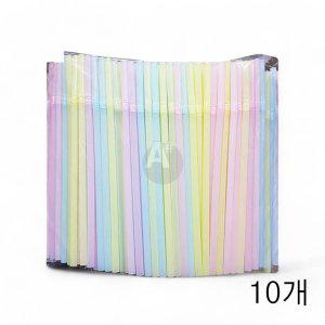 일회용 자바라 스트로우 파스텔 7X210mm 400입 X 10개 카페 주름빨대 스트로우 (반품불가)