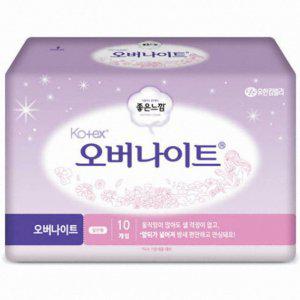 유한킴벌리 좋은느낌 코텍스 오버나이트 10p X 32개 (