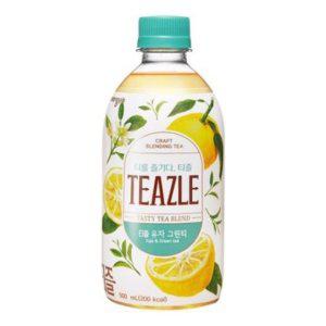 웅진 티즐 제로 유자 그린티 500ml (행사) X 20PET