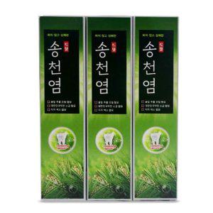 아모레 상쾌한 치약 소나무 송천염 치약 120g3개입
