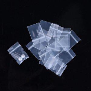 3x4cm 투명 비닐지퍼백 500매 약 단추 소분봉투 포장