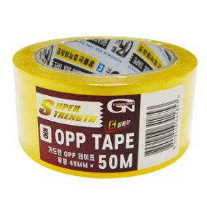 OPP 박스테이프 중포장용 투명 50m 50개입 포장테이프