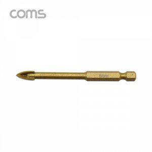 Coms 만능 드릴 비트 티타늄 재질 날개형 8mm