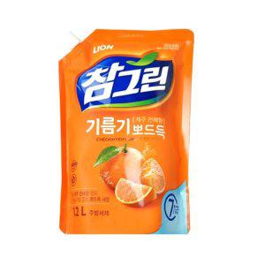 BTM 참그린 기름기뽀드득 제주천혜향 리필 1.2kg