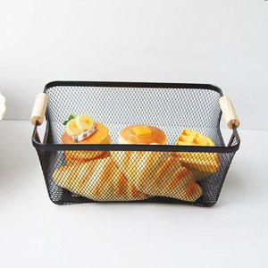 다용도 스텐 손잡이 바구니 소 1P 철제 정리 바스켓