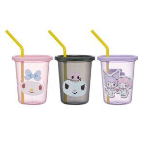 마이멜로디쿠로미 스트로 텀블러 3P세트 320ml 빨대컵
