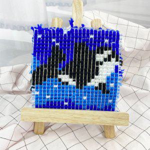 DIY 스킬자수 키트-바다동물-범고래