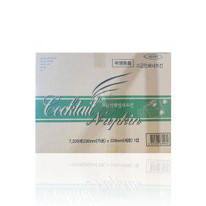 대성테크 일회용 종이냅킨 무지A초록 230X228mm 7200매 식당용네프킨 대용량냅킨 (반품불가)