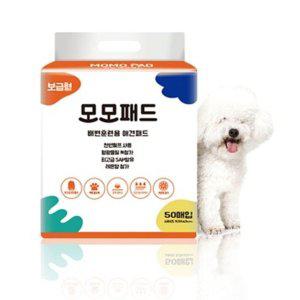 강아지 모모 스타일 배변패드 소형 50매 고품질 1P 화