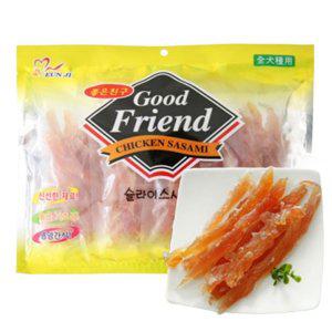 강아지 닭가슴살 스타일 슬라이스 육포 320g 고품질