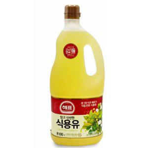 쿨샵 해표 콩100% 식용유 맑고 신선한 식용유 1.9L