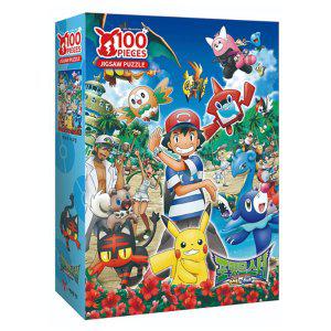 포켓몬 100pcs 직소 퍼즐 지우의대모험 1P 맞추기