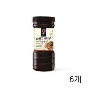 청정원 명가 소불고기 양념 840g X 6개 만능고기양념