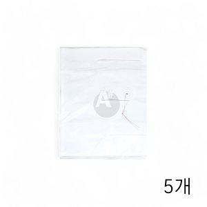비닐봉투 흰색(34x50cm) 70매 X 5개 식당 돈까스포장