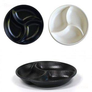 한정식 베이직 멜라민 3칸 찬기 나눔접시 나눔그릇 반