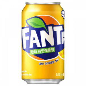 코카콜라 환타 355ml 파인애플 캔 24개 (반품불가)