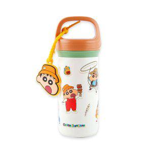 짱구 키링 스티커 텀블러 350ml