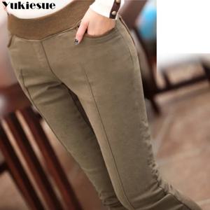 옷 S-4XL 여성 연필 바지 높은 허리 스키니 두꺼운 벨벳 따뜻한 겨울 레깅스 Jeggings Legins Feminina Trousers 90H