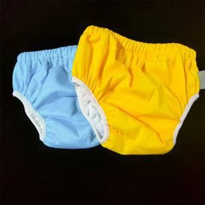 2PCS 십대 성인 빨 수있는 천 기저귀 커버 기저귀 요실금 바지 방수 재사용 가능한 속옷 35-95KG