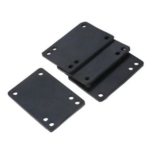 4Pcs 고무 소프트 스케이트 보드 라이저 패드 랜드 서핑 스케이트 크루저 롱 보드 데크 충격 흡수 트럭 브래킷 브리지 가스켓 76x55mm