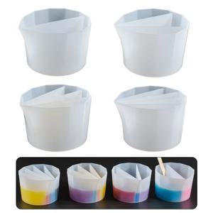 에폭시 실리콘 컬러 믹싱 컵 토닝 디스펜스 컵 DIY 공예 주조 도구