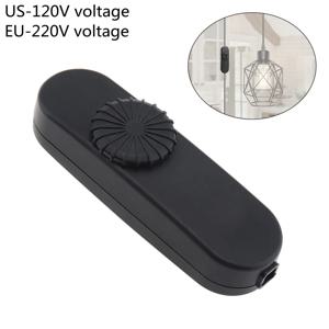 LED 조광기 스위치 120V/220V 풀 레인지 로터리 조광기 스위치 테이블 램프/LED 램프/할로겐 전구용 인라인 램프 스위치