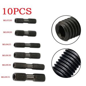 10pcs ML0520 ML0620 ML0625 ML0630 ML0830 ML0835 이중 머리 나사 CNC 선반 도구 액세서리 선삭 도구 홀더 용 부품 고정