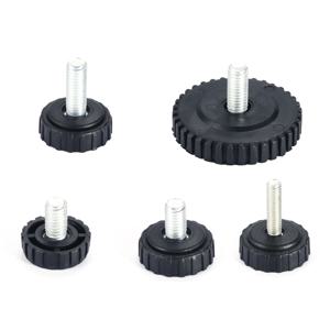 5/10pcs 조정 가구 피트 수평 패드 M6/M8 나사 24-50mm 직경 테이블 소파 다리 볼트 의자 캐비닛 글라이드 보호 층