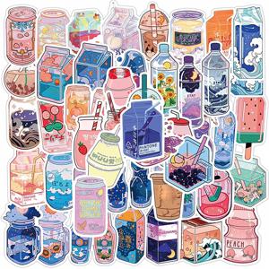 어린이 PVC 장식 스크랩북 학교 문구 용품, 일본 딩크 스티커, 미적 스케치북, 10 개, 30 개, 50 개
