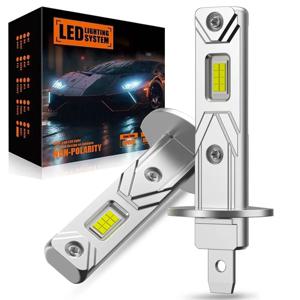 22000LM H1 H3 LED 헤드라이트 전구 무선 16pcs 3570 CSP 칩 높은 낮은 빔 120W 자동차 조명 H3 Led 다이오드 램프 자동 12V 6000K