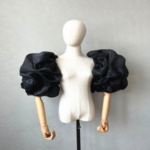 이동식 우아한 화이트 볼레로 웨딩 드레스에 대한 분리형 슬리브 신부 퍼프 꿈 같은 파티 웨딩 액세서리 2023