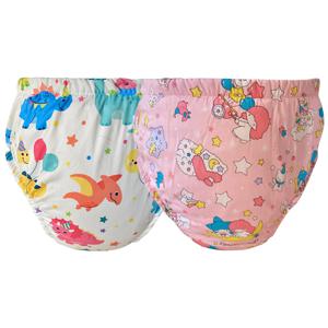 성인용 트레이닝 바지, 방수 ABDL 기저귀, 요실금 보호, 기저귀 패드, 브리프, 변기 속옷, 2 팩