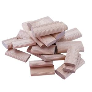 도미노 단단한 나무 장부 DIY 조이너도밤나무 못 코르크 블록 볼트 목재 보드 가구 접합 커넥터 목공용, 50 개