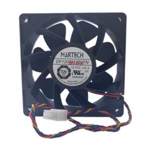 기존 4핀 DF 1203812 Bitmain Antminer S21 T21에 적합한 B2FN 12VDC 4.5A 7000RPM 12CM 냉각 팬