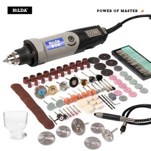 HILDA 400W 미니 드릴 6 위치 로타리 도구 전기 드릴 로타리 도구 전기 도구 가변 속도 미니 연삭기