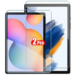 삼성 갤럭시 탭 S8 울트라 플러스 S6 라이트 S7 Fe A7 라이트 A8 S9 A9 태블릿 액세서리 필름에 대한 2PCS 강화 유리 화면 보호기
