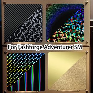 Flashforge Adventurer 5m 침대 스티커 Ad5m 플레이트 235x235 Flashforge 빌드 플레이트 3d 프린터 부품 용 PEI 스프링 강판