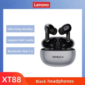 Lenovo XT88 무선 블루투스 이어 버드 Hifi 음악 이어폰 (마이크 포함) 헤드폰 스포츠 방수 헤드셋 2022 New