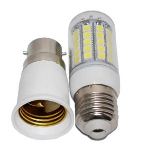 B22 to E27 전구 소켓 고품질 램프베이스 변환기 어댑터 Led 옥수수 전구 스포트라이트 110V 220V 용 PC 내화 램프 홀더